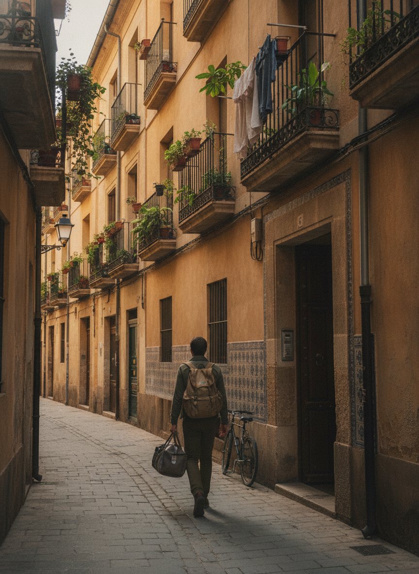 Une rue de Valencia pour rester des mois